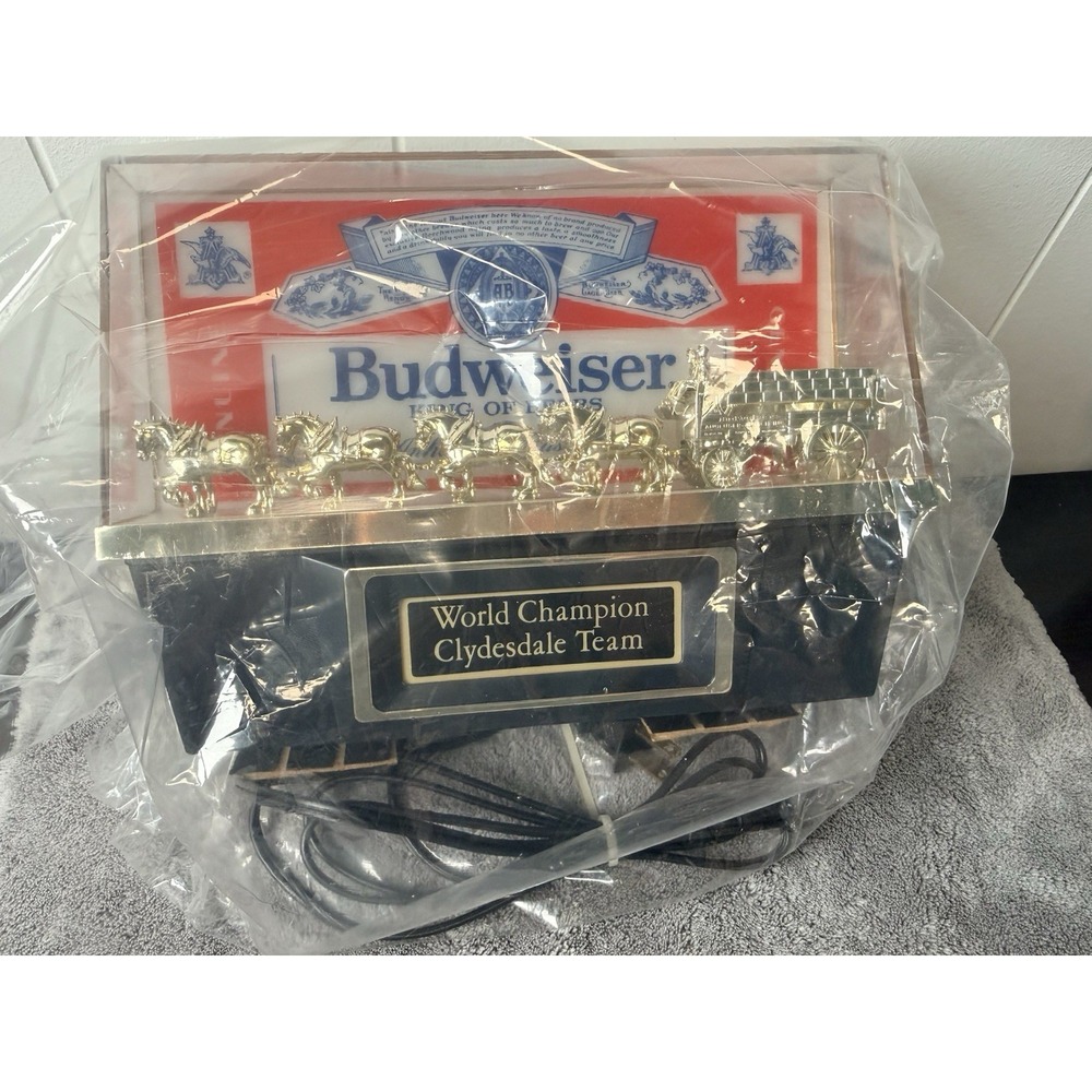 Budweiser World Champion Clydesdale Light 1981 New